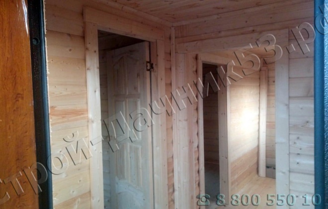 4 Брусовой дом 6×5.5, 33 м², Ленинградская область, Тосненский район, Город Никольское (5)